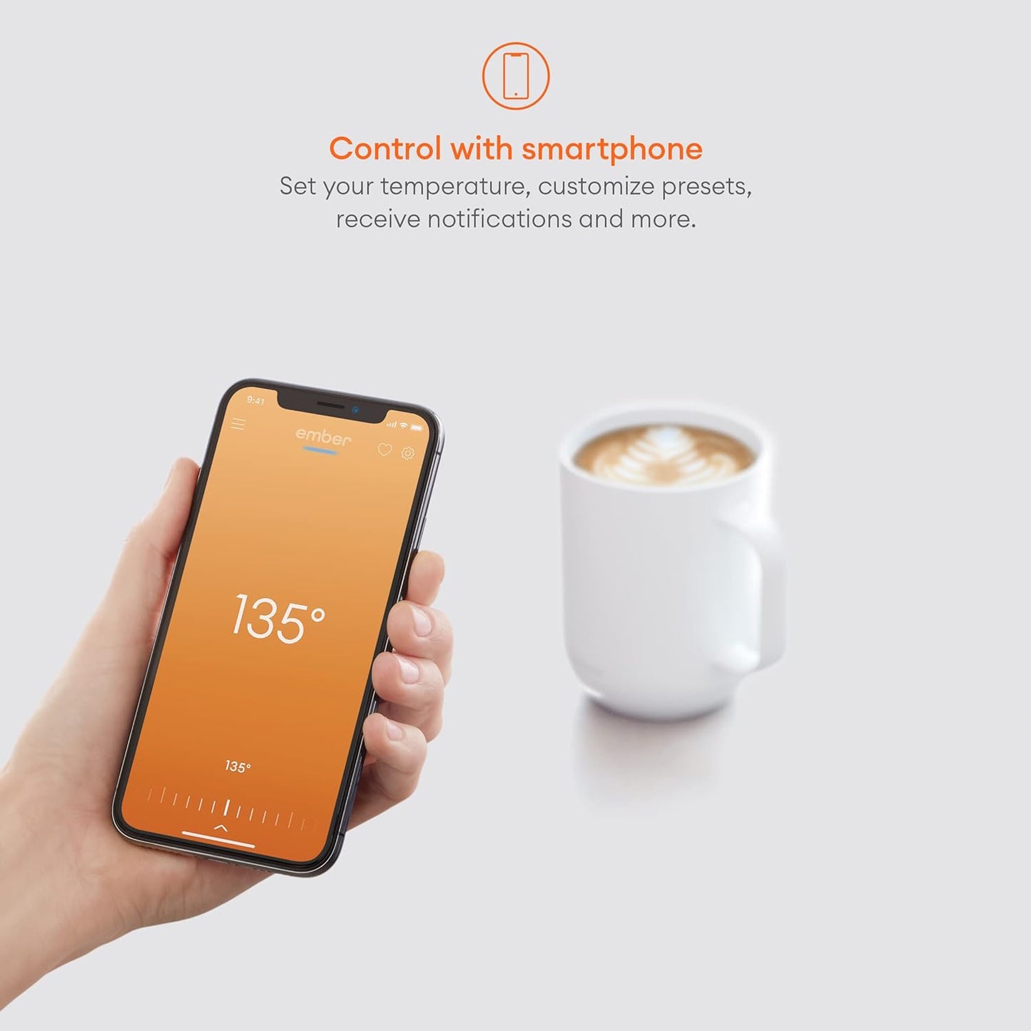 Temperature Control Smart Mug 2, 14 Oz Heated Coffee Mug, App-Controlled 